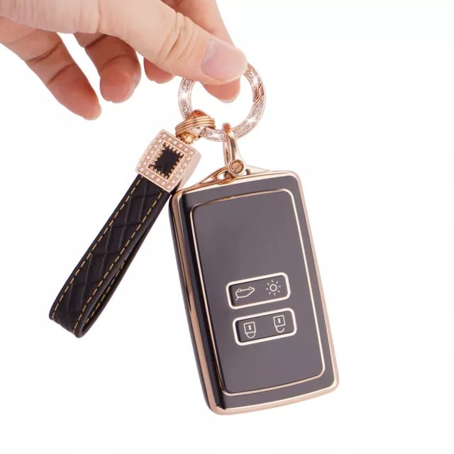 für Renault Clio Megane Koleos Kadjar Talisman 4 Tasten Smart Key Case