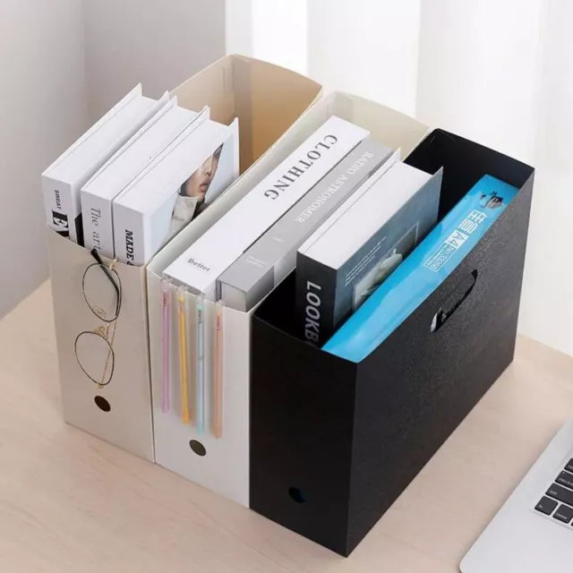 Magazine File Holder Organiser Desk Vertical Document Folder for Home Office UK