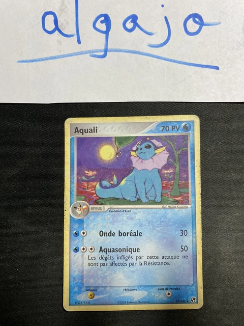 Pokemon Card - AQUALI 25/100 Non Holo EX Sandstorm FR - Good Condition