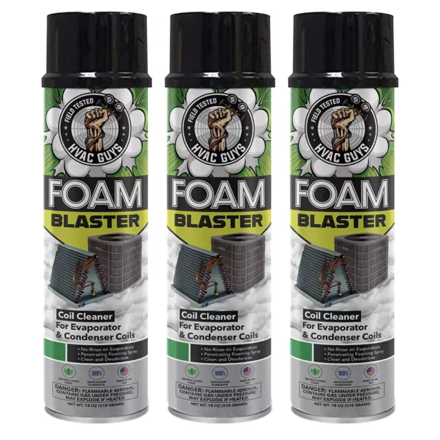 HVAC Guys Foam Blaster - Coil Cleaner & Deodorizer for HVAC & Automotive Filters 2