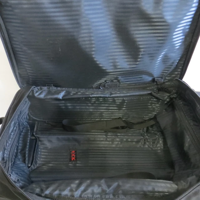 Black Tumi Alpha Expandable Wheeled Rolling Suitcase 13