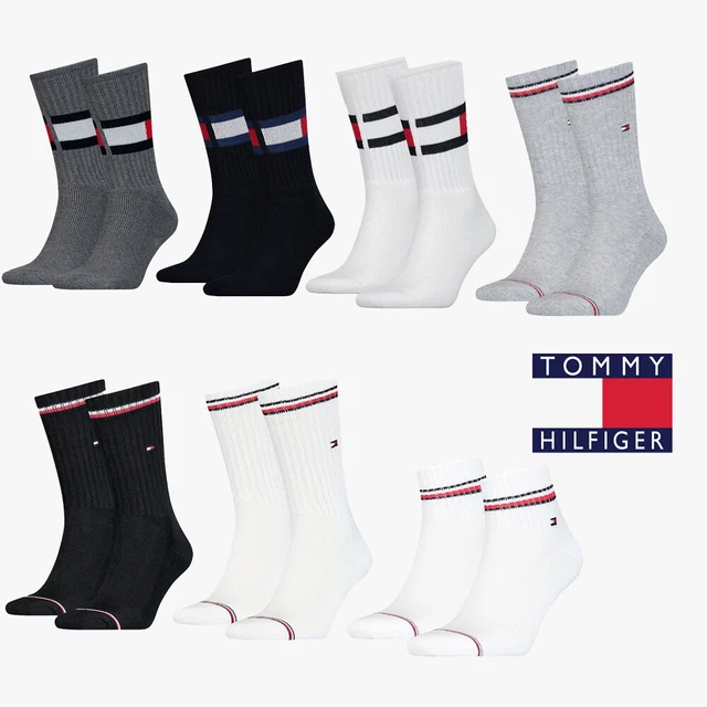 Tommy Hilfiger Iconic Flag Ribbed Trainer Socks