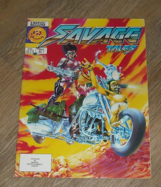 SAVAGE TALES # 1 MARVEL COMICS October 1985 MIKE GOLDEN JOHN SEVERIN HERB TRIMPE