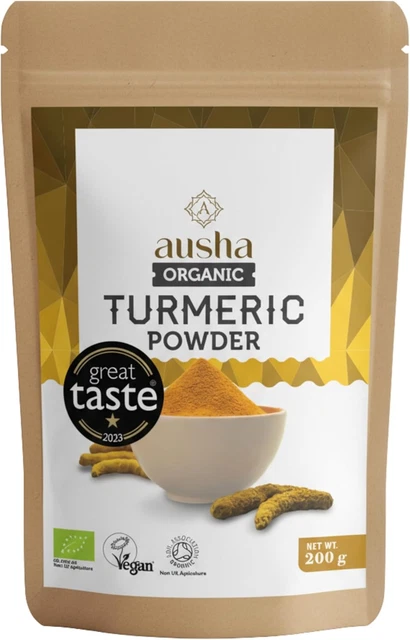 ORGANIC TURMERIC POWDER 500G - UK Certified Organic by Soil Association ...