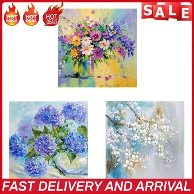 Hágalo usted mismo pintura acrílica sobre lona flor serie pintura número para decoración de paredes del hogar