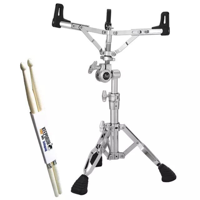 Pearl S-1030 Snareständer + Drumsticks