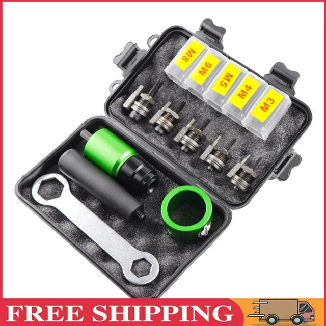 Electric Rivet Gun Self-Lock Rivet Nut Gun Hand Wrench Accessories