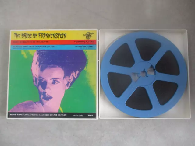 Vintage The Bride Of Frankenstein Boris Karloff Super 8 Film Reel