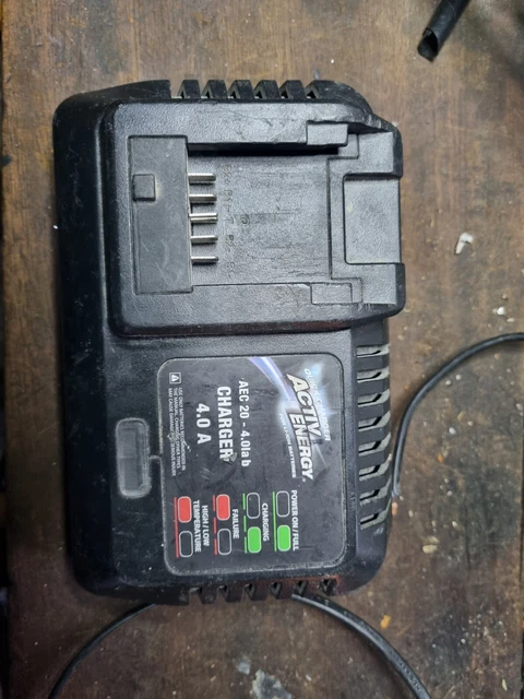 ALDI ACTIV ENERGY Ferrex Battery Charger for 20V/40V 5Ah/2.5Ah & 20V ...