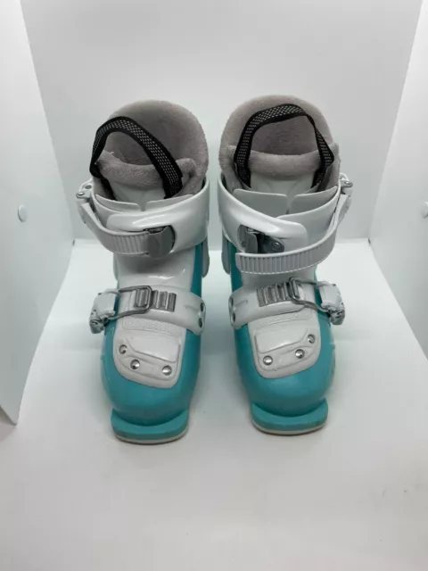 Tecnica JT 2 Pearl Junior Alpine Ski Boots, Light Blue, K17.5 / 215mm - Ages 4-5