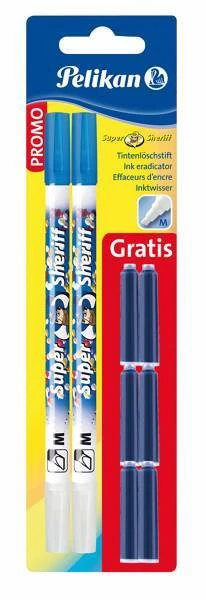 Pelikan Tintenlöscher Super Sheriff Promopack 2er Pack inkl. Tintenpatronen