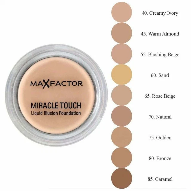 Max Factor Miracle Touch Liquid Illusion Foundation - Choose Your Shade