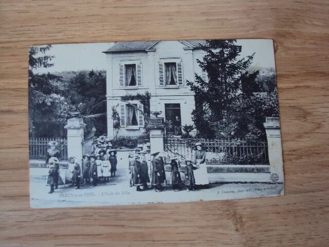 21 - Precy Sous Thil - L' Ecole Des Filles - 1907