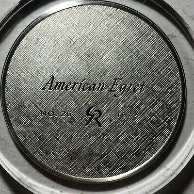 1972 Franklin Mint Robert Bird American Egret 2 Ounce .925 Silver Proof Medal 2