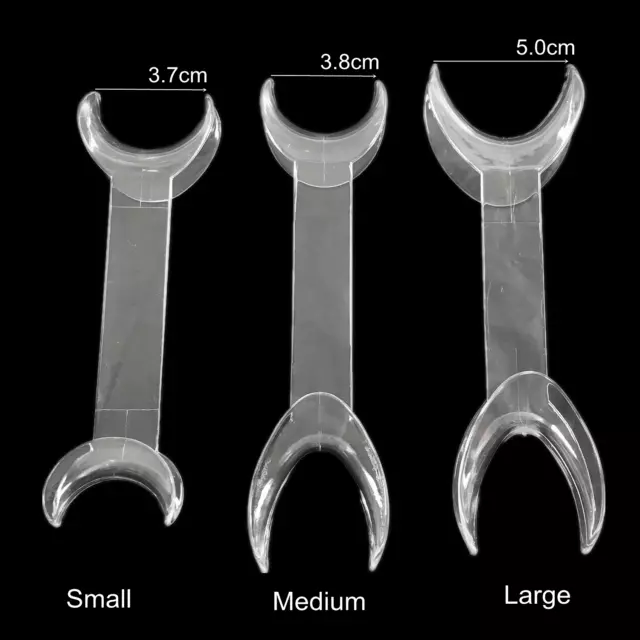 Dental Cheek Retractor Mouth Opener  Lip Hooks Bite Props Retractors Right Clear