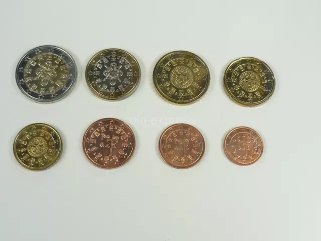 *** EURO KMS PORTUGAL bankfrisch Kursmünzensatz Auswahl aus diversen Jahren