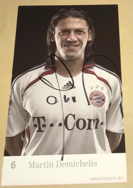 Martin Demichelis Orig. signierte Autogrammkarte Bayern München Autogramm #6