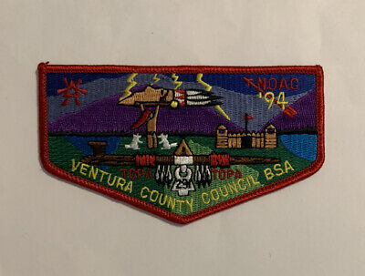 OA Topa Topa Lodge 291 1994 NOAC Ventura County Council BSA Flap Mint