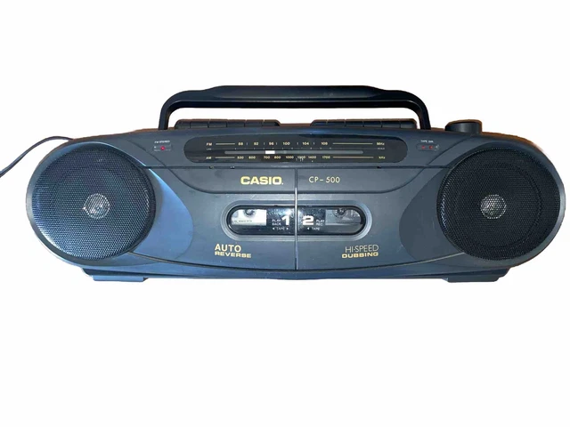 Casio AS-101 Personal Stereo Cassette Player Auto Reverse Working Vintage