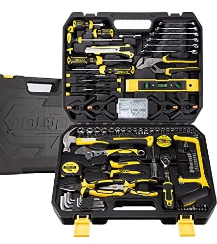 DOWELL Set di attrezzi meccanici da 168 pezzi Chiave a bussola Set di (R5m)
