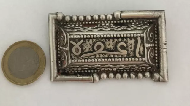Broche Rectangulaire En Argent/ Berbere/ Annees 1920/1940 2