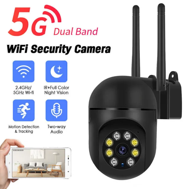 5G Wifi Wireless Security Camera System 1080P HD Outdoor Home Night Vision Cam