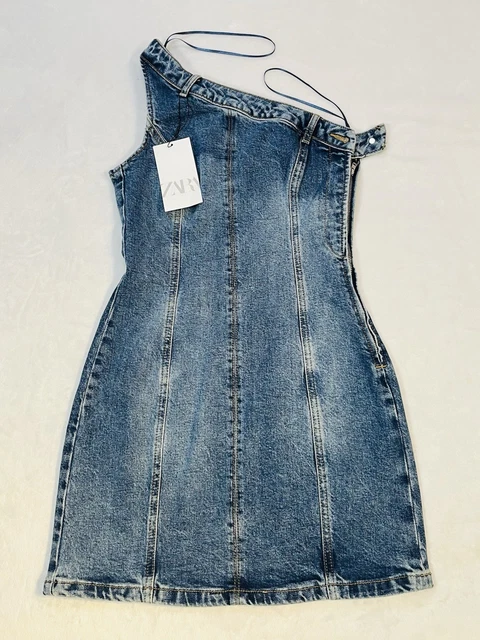ZARA NEW WOMAN Mini Asymmetric Dress With Chain Burgundy Xs-Xl 8910/795  $77.77 - PicClick