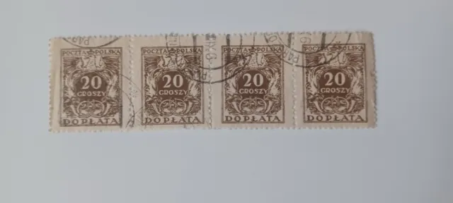 Briefmarken Poczta Polska 1929 20 Groszy Doplata gestempelt 9.11.