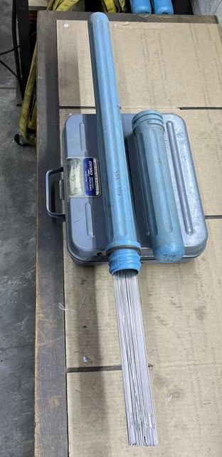 308L 1/16" (.062) 36" 7LB Wa Alloy co. stainless tig filler w/rod guard holder