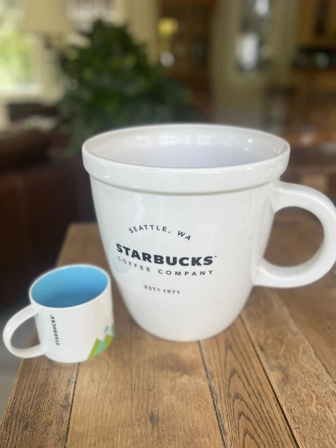 STARBUCKS NEW 2016 GIANT Abbey Coffee Mug Cup - Rare Limited Edition 138 Oz  $119.00 - PicClick