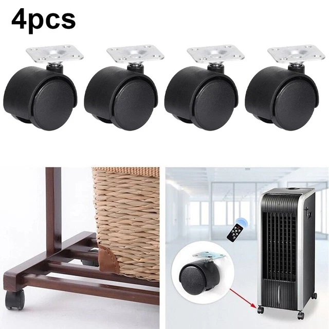 Mouvement silencieux et sans marque avec 1 5 pouces fauteuil pivotant roulettes