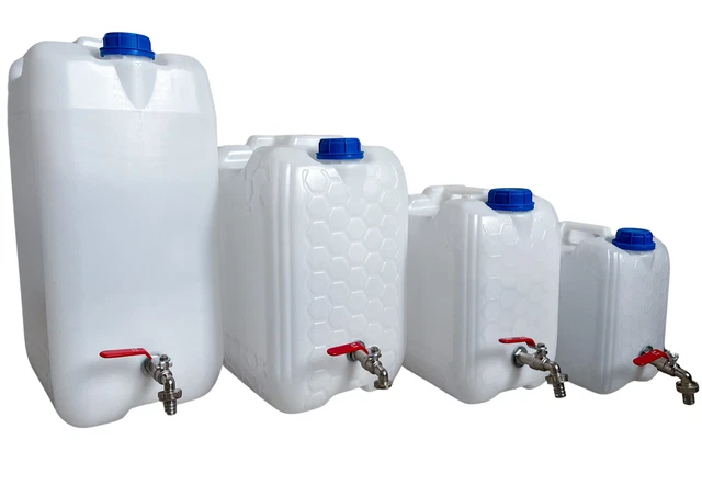 Bidon Réservoir D'Eau EDCO 15L Avec Robinet - Pour Camping, Caravane Et Stockage