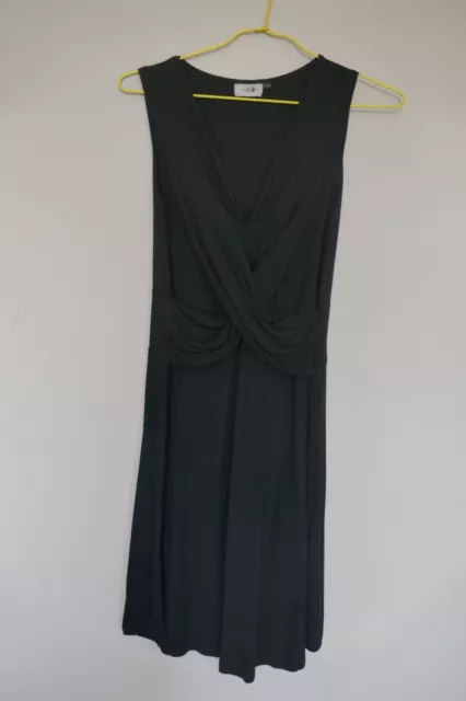 Robe GROSSESSE noire (viscose) T. 38/40 CALINKALIN