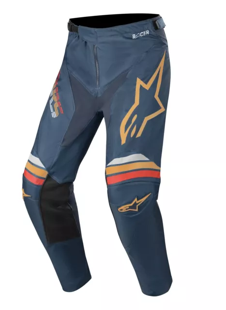 Alpinestars Racer Braap Pants 2020 Gr. 30 navy orange MX Crosshose Motocross