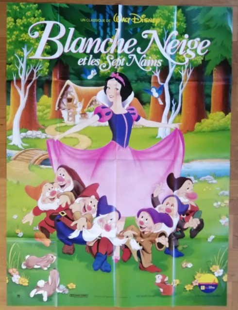 BLANCHE NEIGE ET LES SEPT NAINS walt disney affiche cinema originale 160x120 R