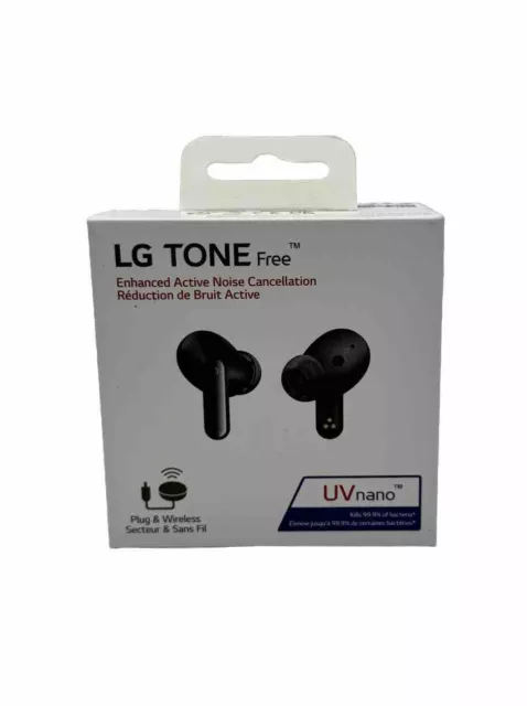 LG TONE Free DFP9 In-ear Kopfhörer Bluetooth Wireless Charcoal Black OVP