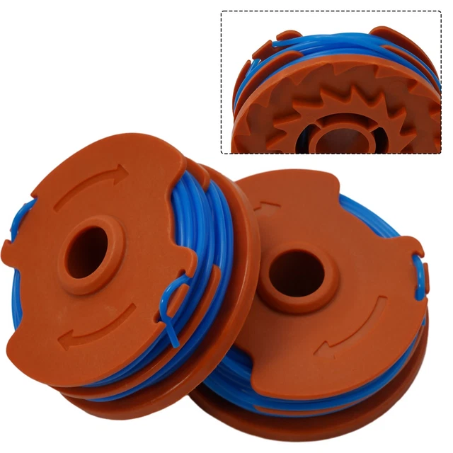 CDIYTOOL Bobine De Fil Pour Débroussailleuse Compatible Avec Mac Allister MGTP18Li - 1,65 Mm - Bobine De Fil à Alimentation Automatique (4 Bobines