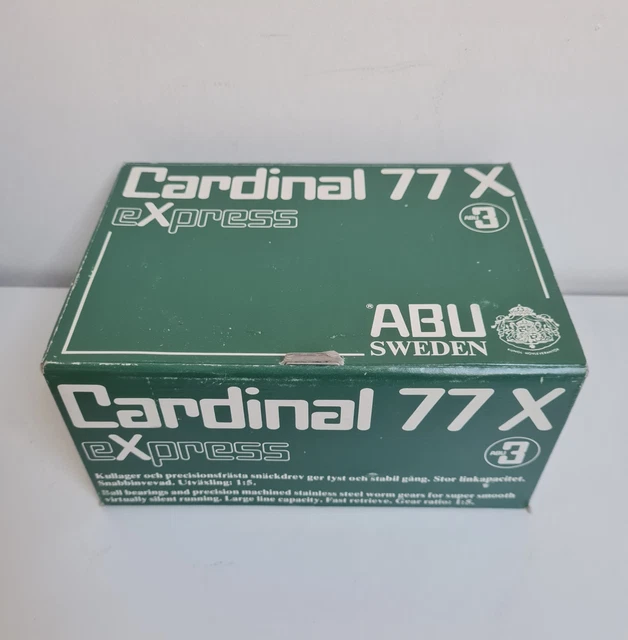 Moulinet Vintage ABU Cardinal 77X – Suède, Mécanique Fluide, Pour Pêche Au Coup