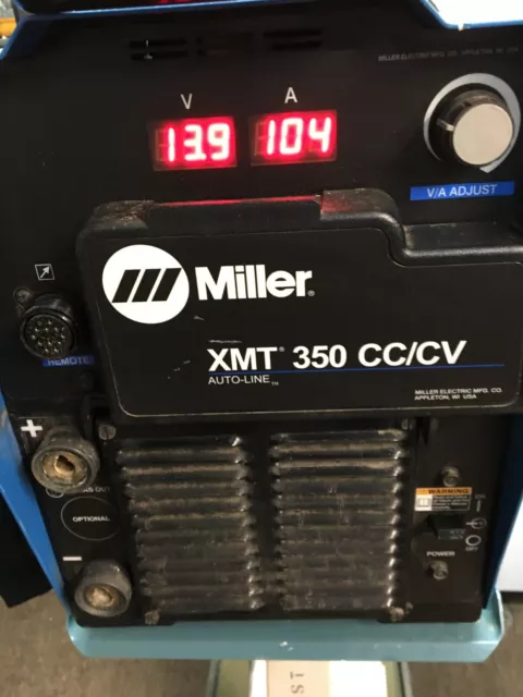 ***READ***ERROR*** Miller XMT 350 CC/CV Auto-Line Multiprocess Welder 907161