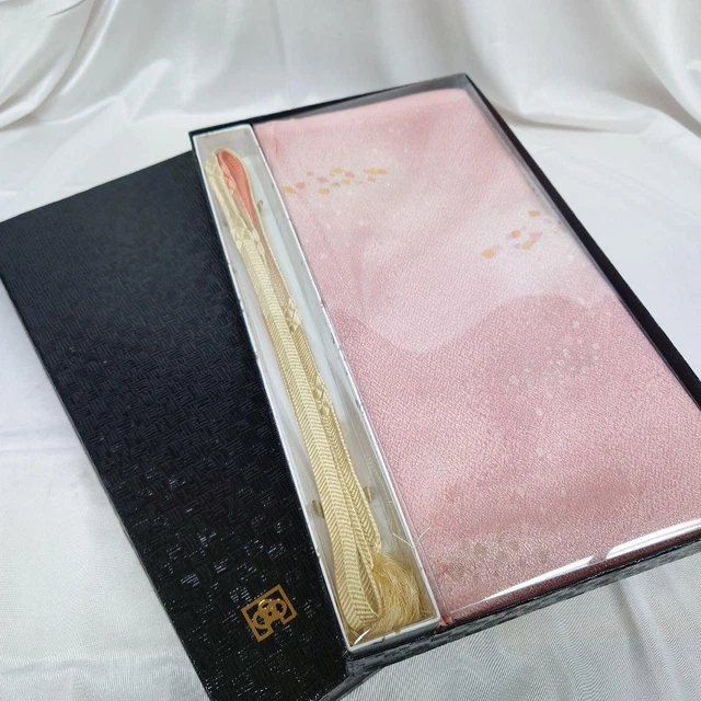 Fashionable Obijime Obiage Set Gold and Silver Pure Silk  for Japanese kimono