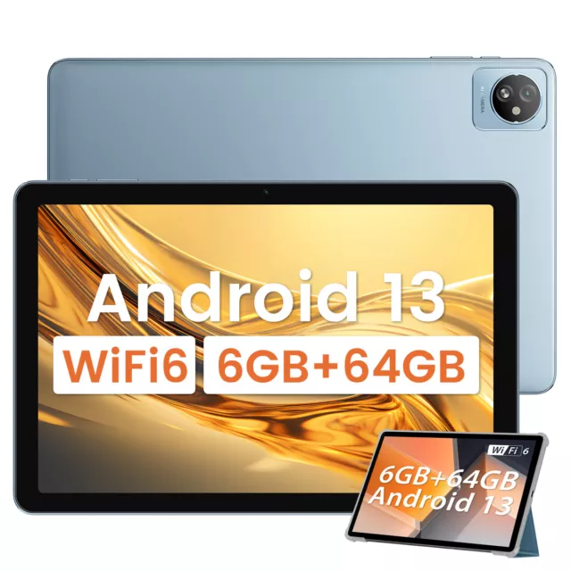 Blackview Tab 30 WiFi 2024 Neueste Tablet 10 Zoll Android13 mit Schutzhülle 64GB 3