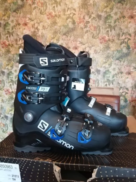 SALOMON X ACCESS 70 Wide Alpine Ski Black Size 28 28.5 99.00