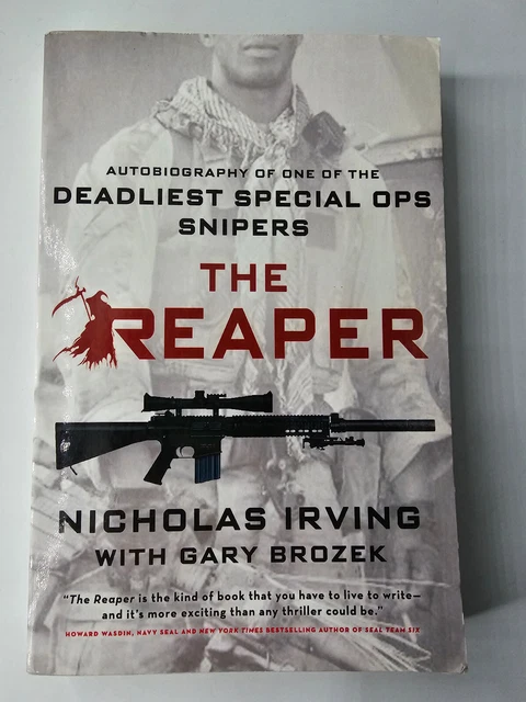 THE REAPER by Nicholas Irving, Gary Brozek - Paperback Autobiography Sniper
