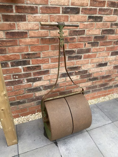 garden roller vintage cast iron