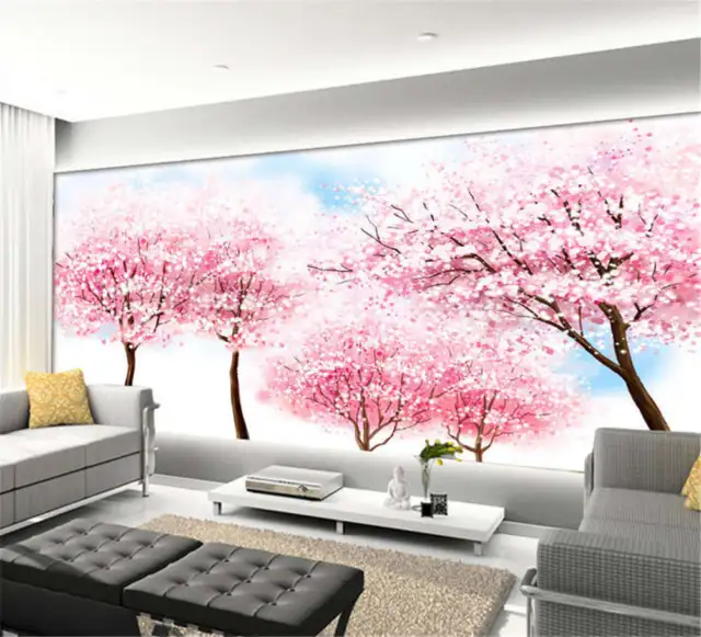 Remote Concise Peony 3D Full Wall Mural Photo Wallpaper Printing Home Kids Decor