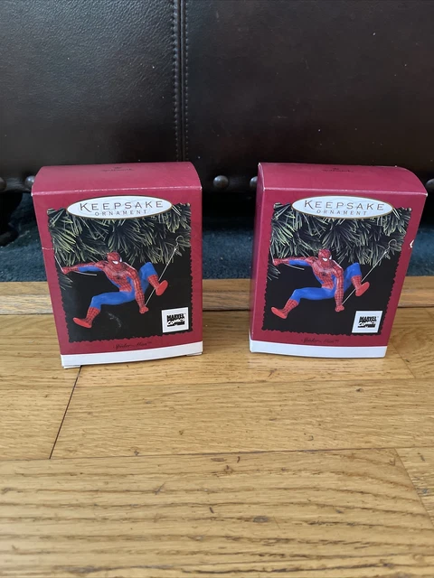 1996 Hallmark Keepsake Spider-Man Christmas Ornament Marvel Comics In Box