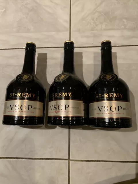 1 Empty 750 ml Bottle of St Remu VSOP  French Brandy Francois NO box