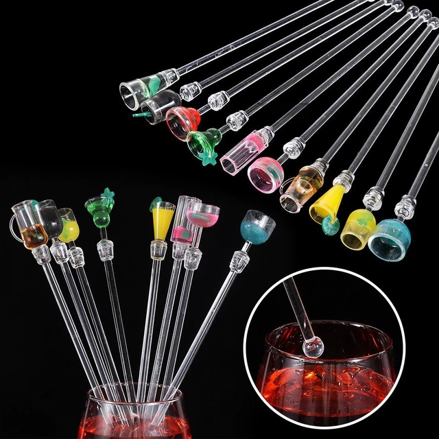 Strumento da bar Mescolare Colorati Bastoni Miscelatori Cocktail Bevande