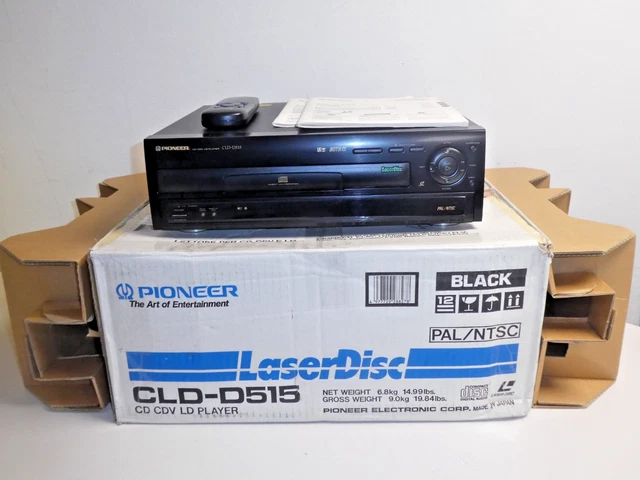 Pioneer CLD 1500 laserdisc player + 2 laserdisc Vendu sans