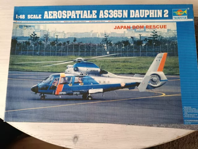 Trumpeter 02818 Aerospatiale AS365N Dauphin 2 Japan Dom Rescue 1:48